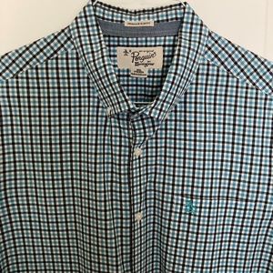 Penguin Short Sleeve Button Down Shirt slim XXL